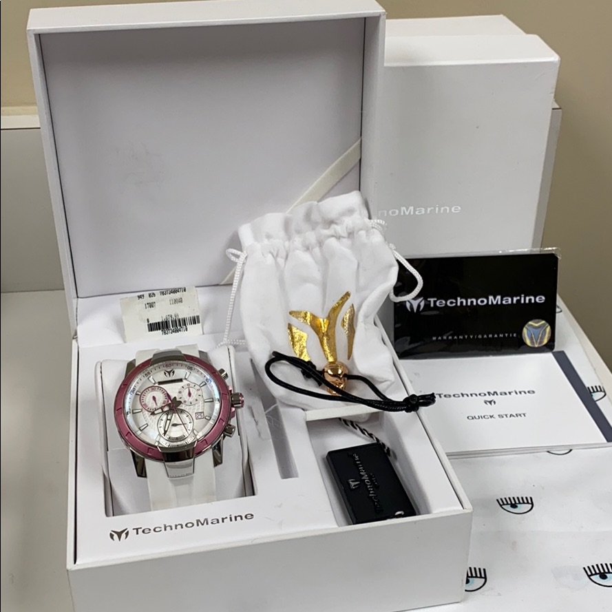 Technomarine Pink Motherofpearl White Chronograph